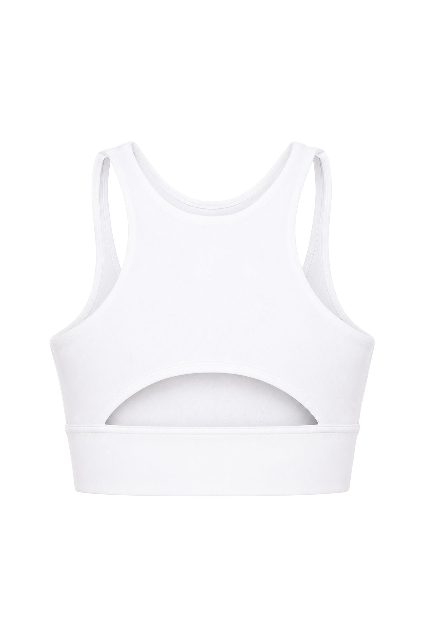 LOGO EMBROIDERY BRA TOP / WHITE