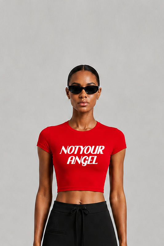 NOT YOUR ANGEL CHIBI TEE / RED