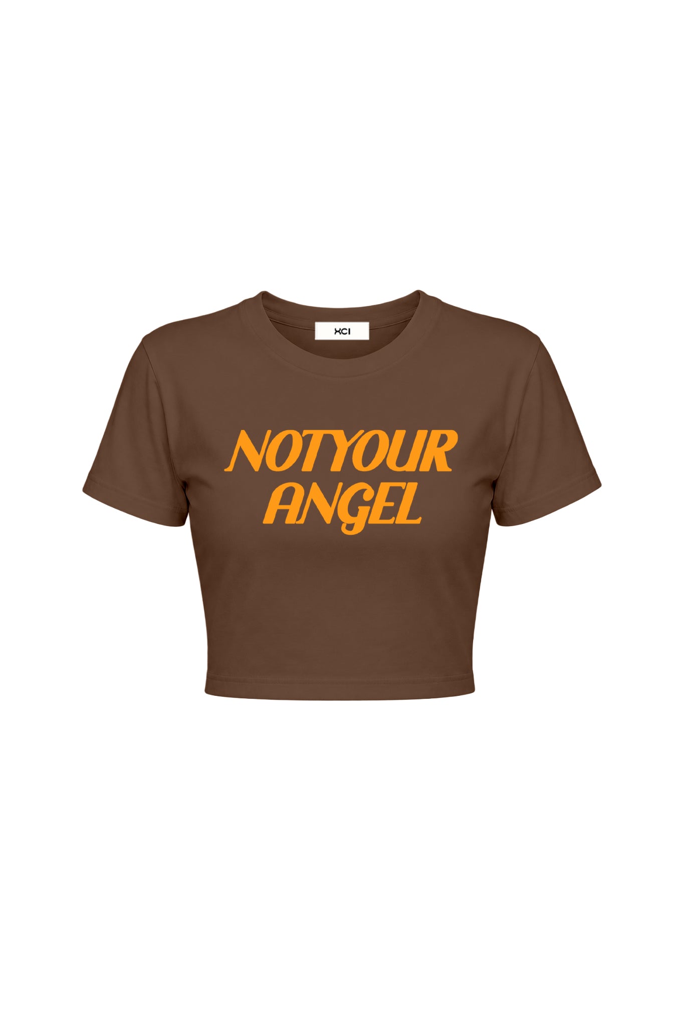 NOT YOUR ANGEL CHIBI TEE / BROWN