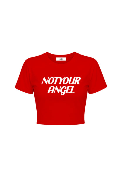 NOT YOUR ANGEL CHIBI TEE / RED