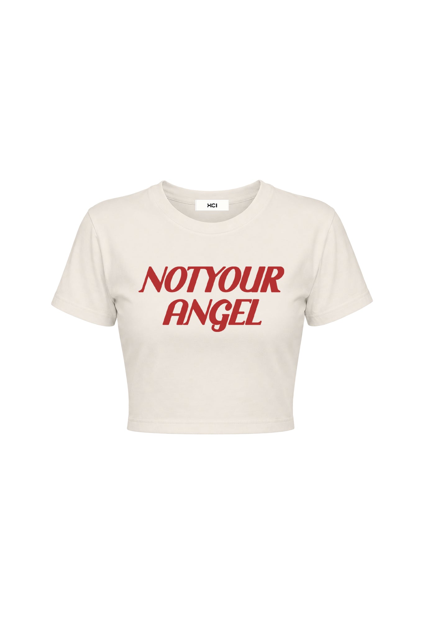 NOT YOUR ANGEL CHIBI TEE / LIGHT BEIGE
