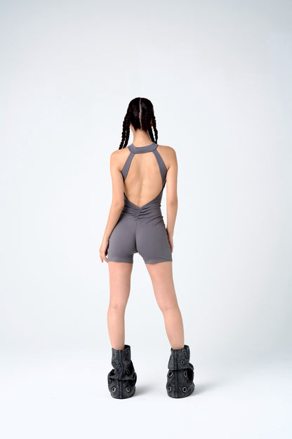 XCI LOGO BODYSUIT / GRAY