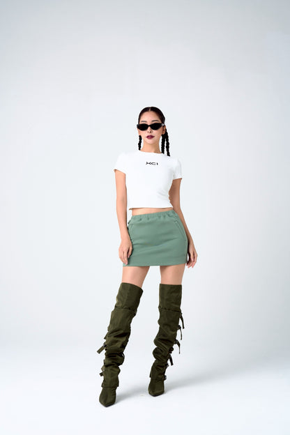 XCI LOGO T-SHIRT / WHITE