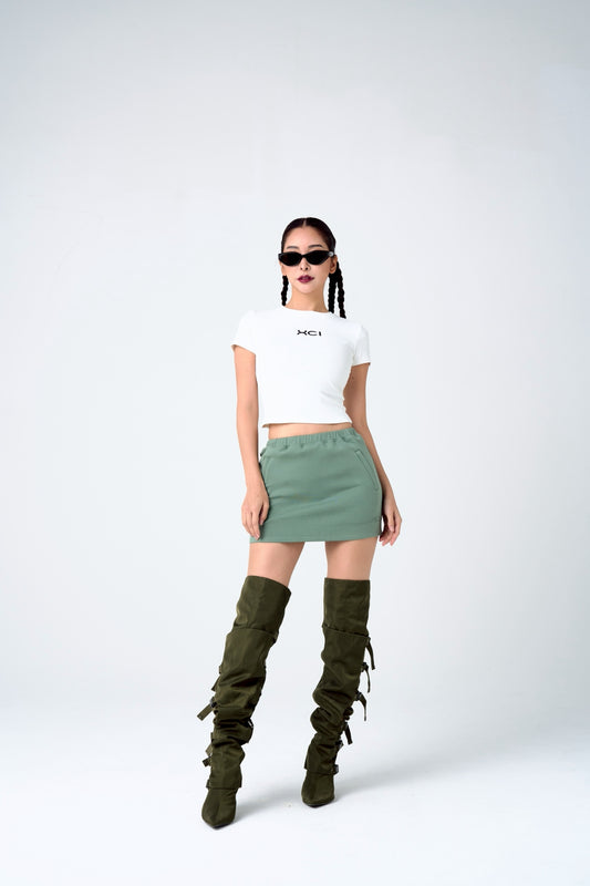 XCI LOGO T-SHIRT / WHITE