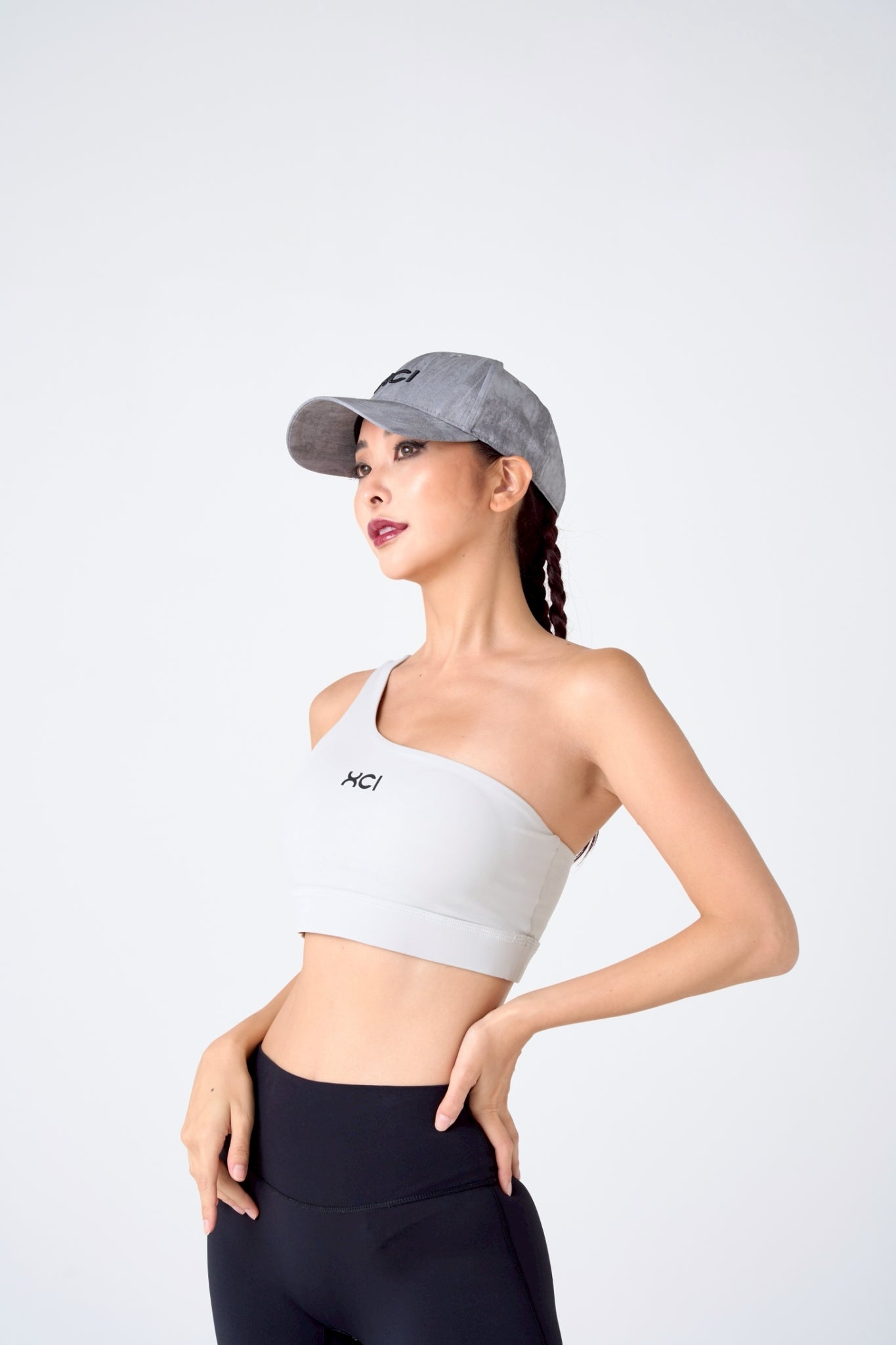 XCI LOGO EMBROIDERY CAP / GRAY