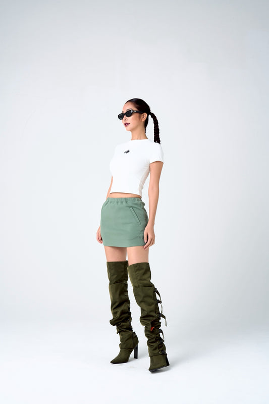 XCI POWERS LOGO T-SHIRT / WHITE