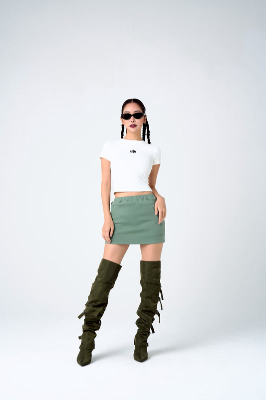 XCI POWERS LOGO T-SHIRT / WHITE