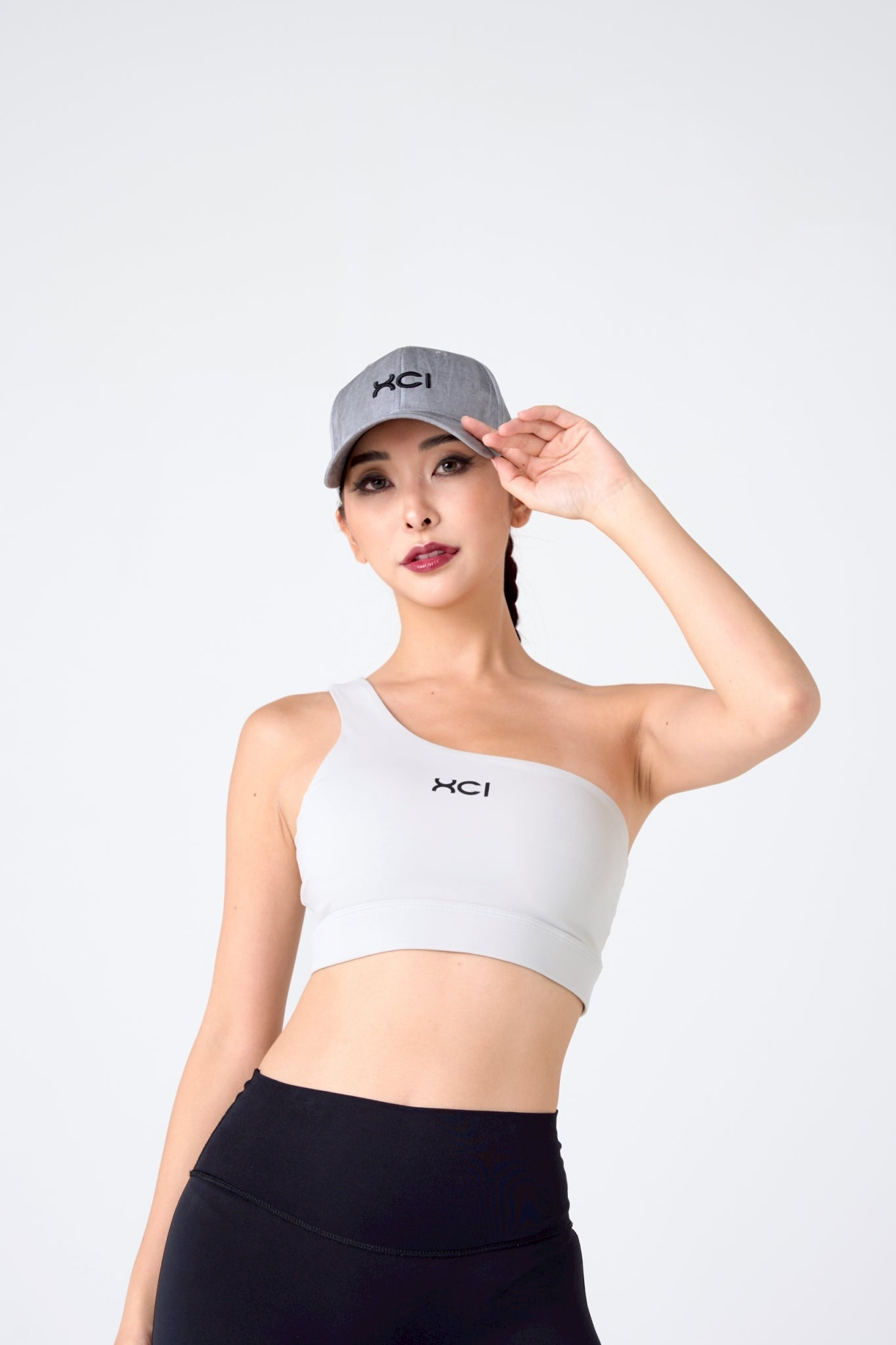 XCI LOGO EMBROIDERY CAP / GRAY