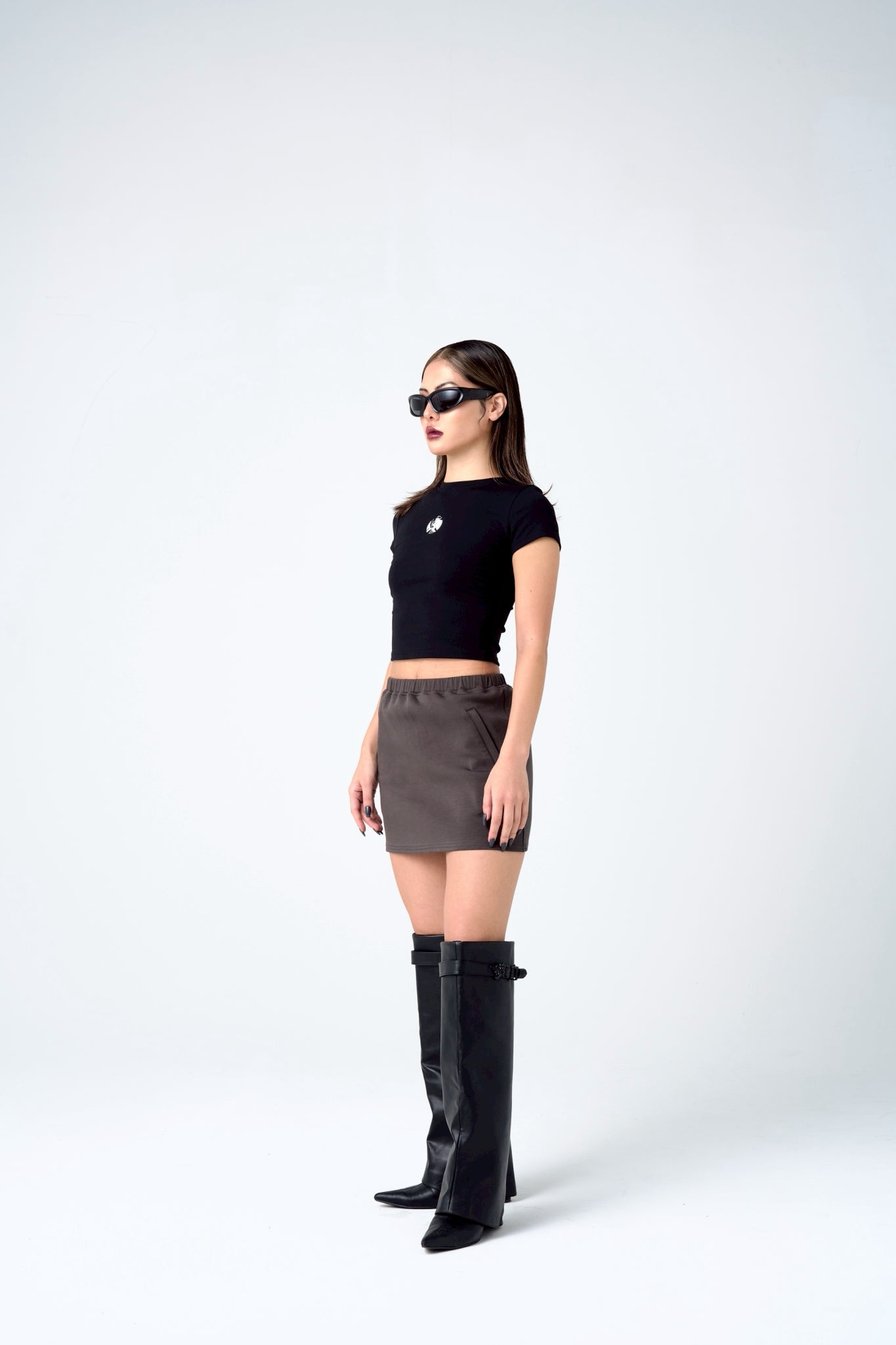 XCI POWERS LOGO T-SHIRT / BLACK