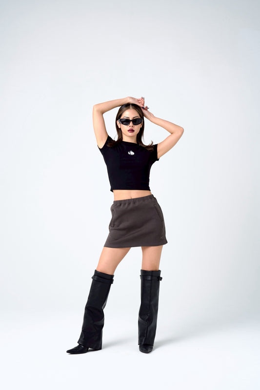 XCI POWERS LOGO T-SHIRT / BLACK