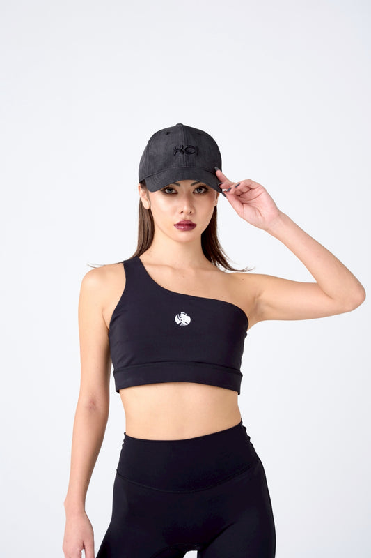 XCI LOGO EMBROIDERY CAP / BLACK