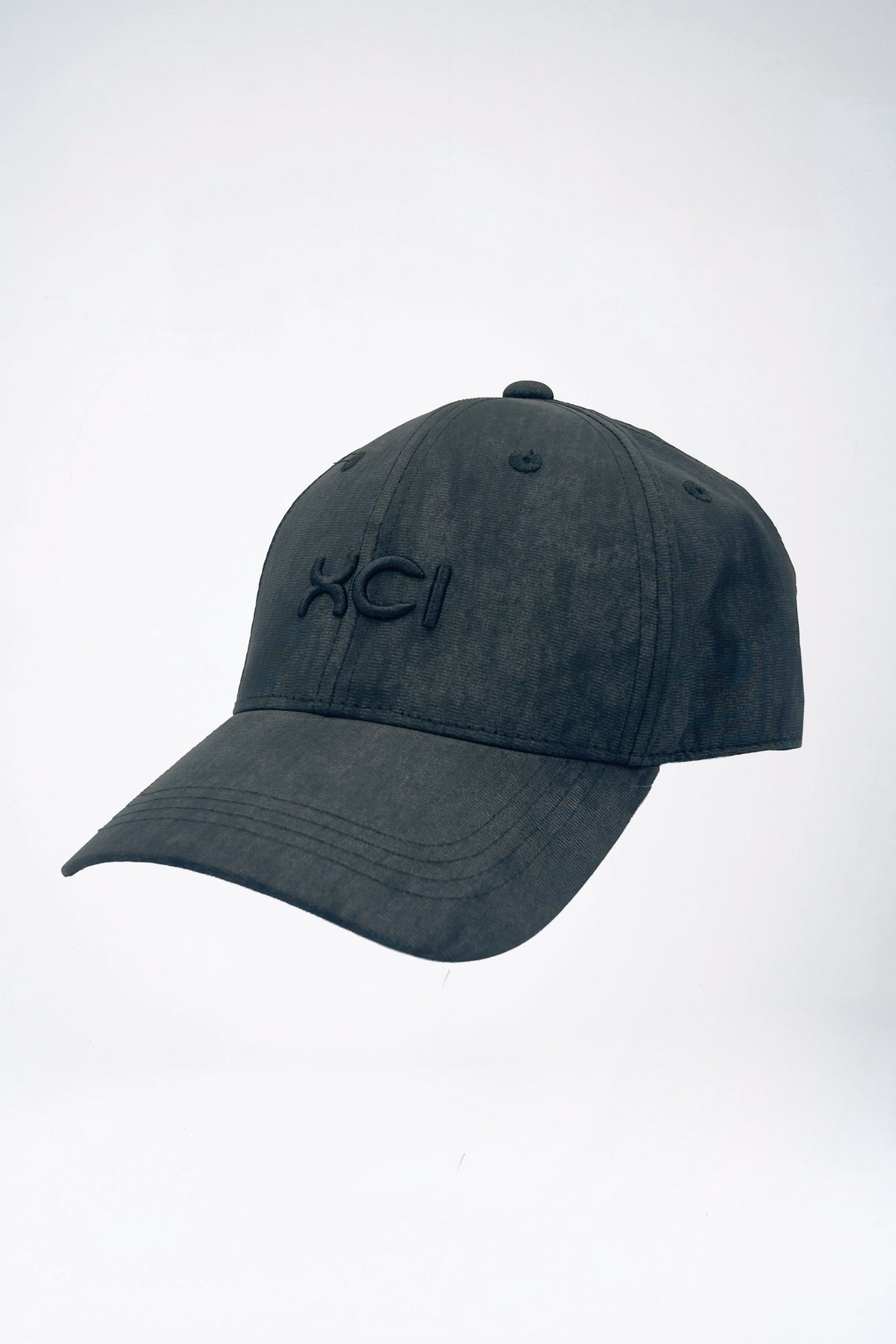 XCI LOGO EMBROIDERY CAP / BLACK