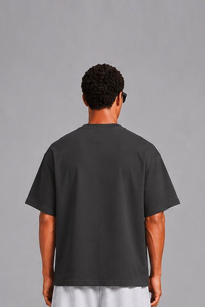 FEATHER LOGO EMBROIDERY TEE / SUMI