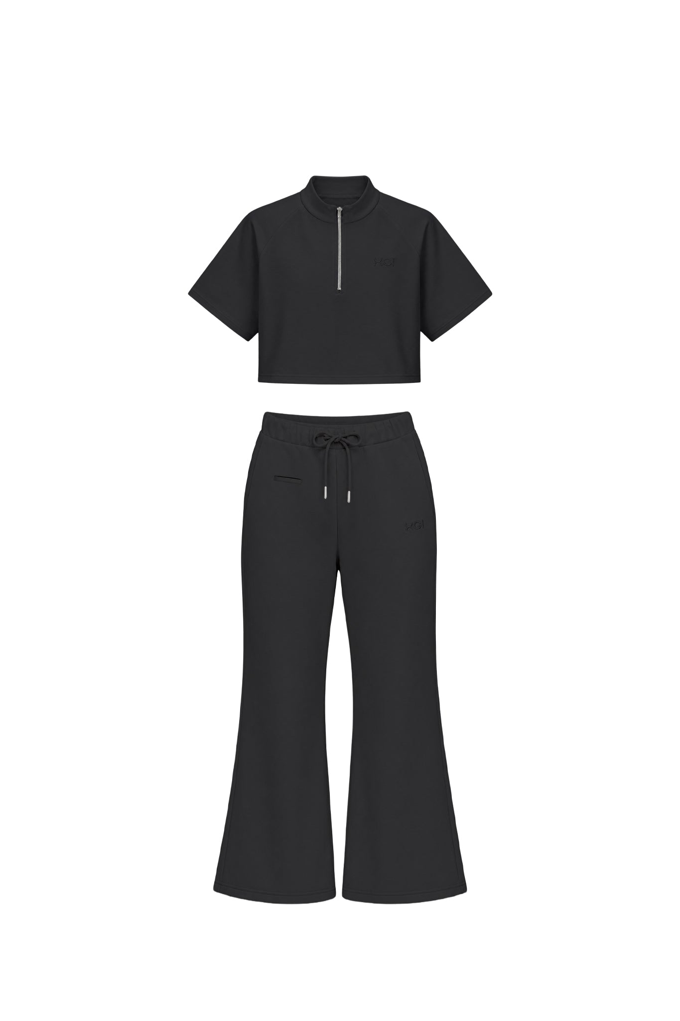 LOGO SET UP -LADIES- / BLACK