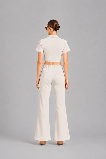 LOGO SET UP -LADIES- / IVORY
