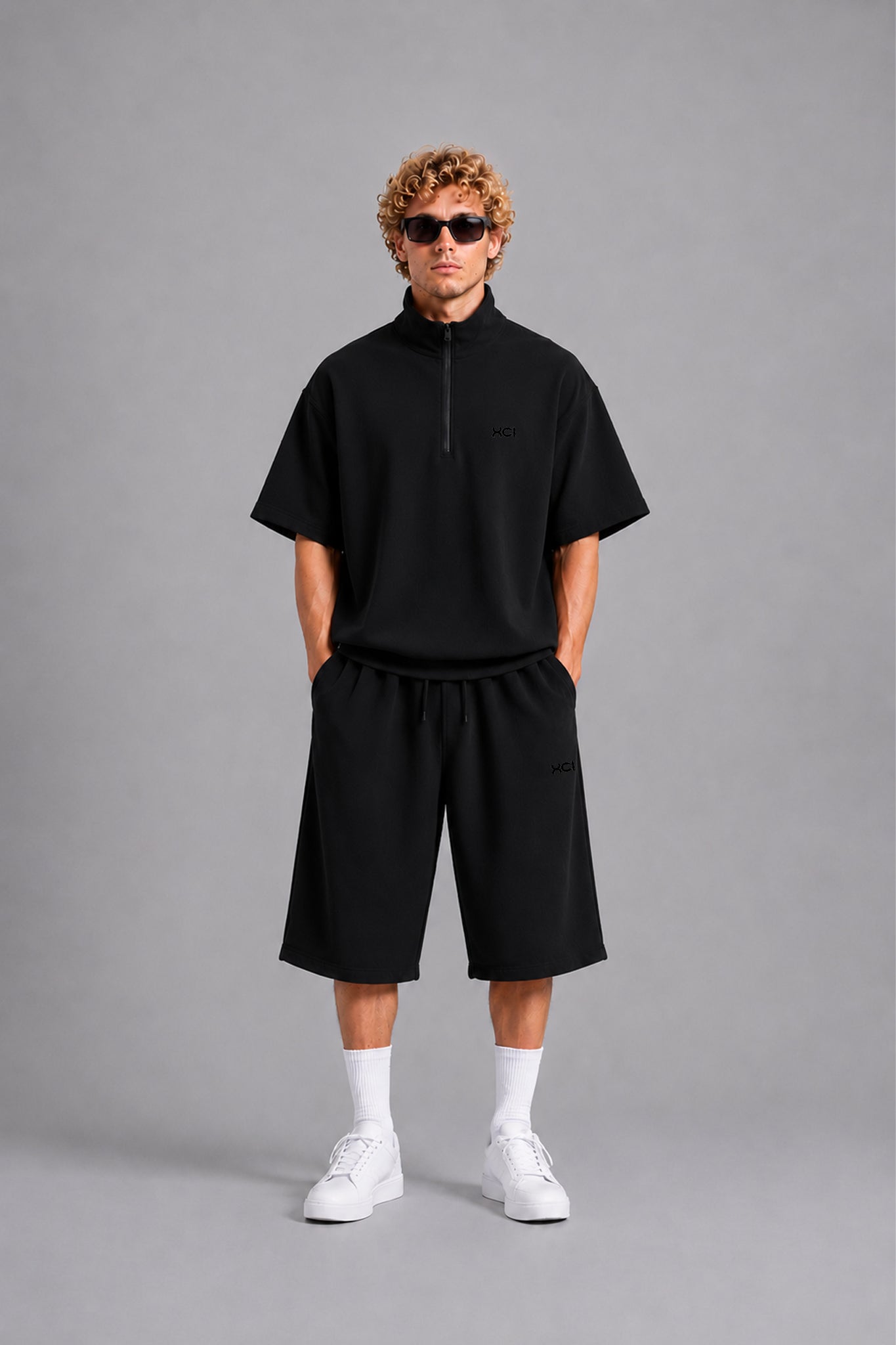 LOGO SET UP -MENS- / BLACK