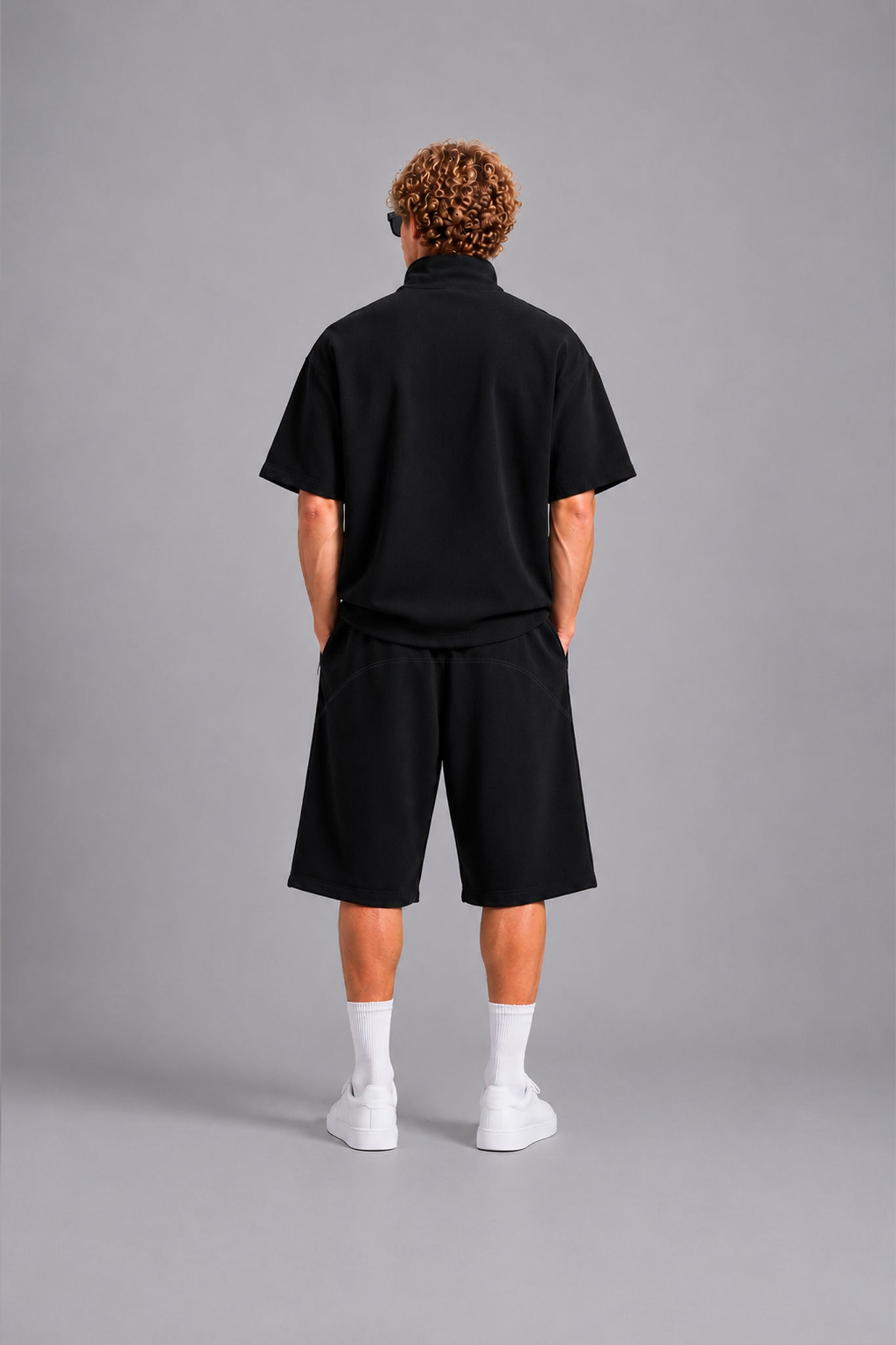 LOGO SET UP -MENS- / BLACK