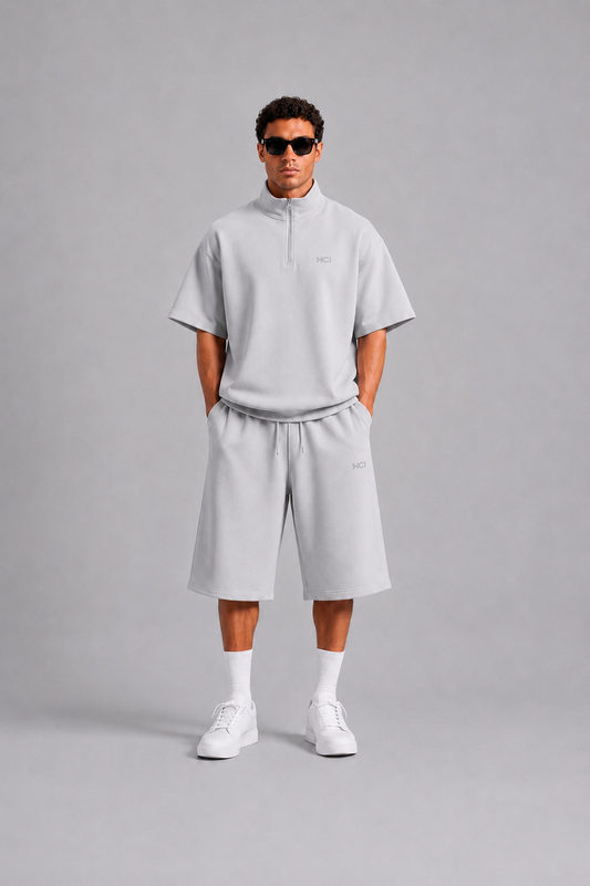 LOGO SET UP -MENS- / GRAY