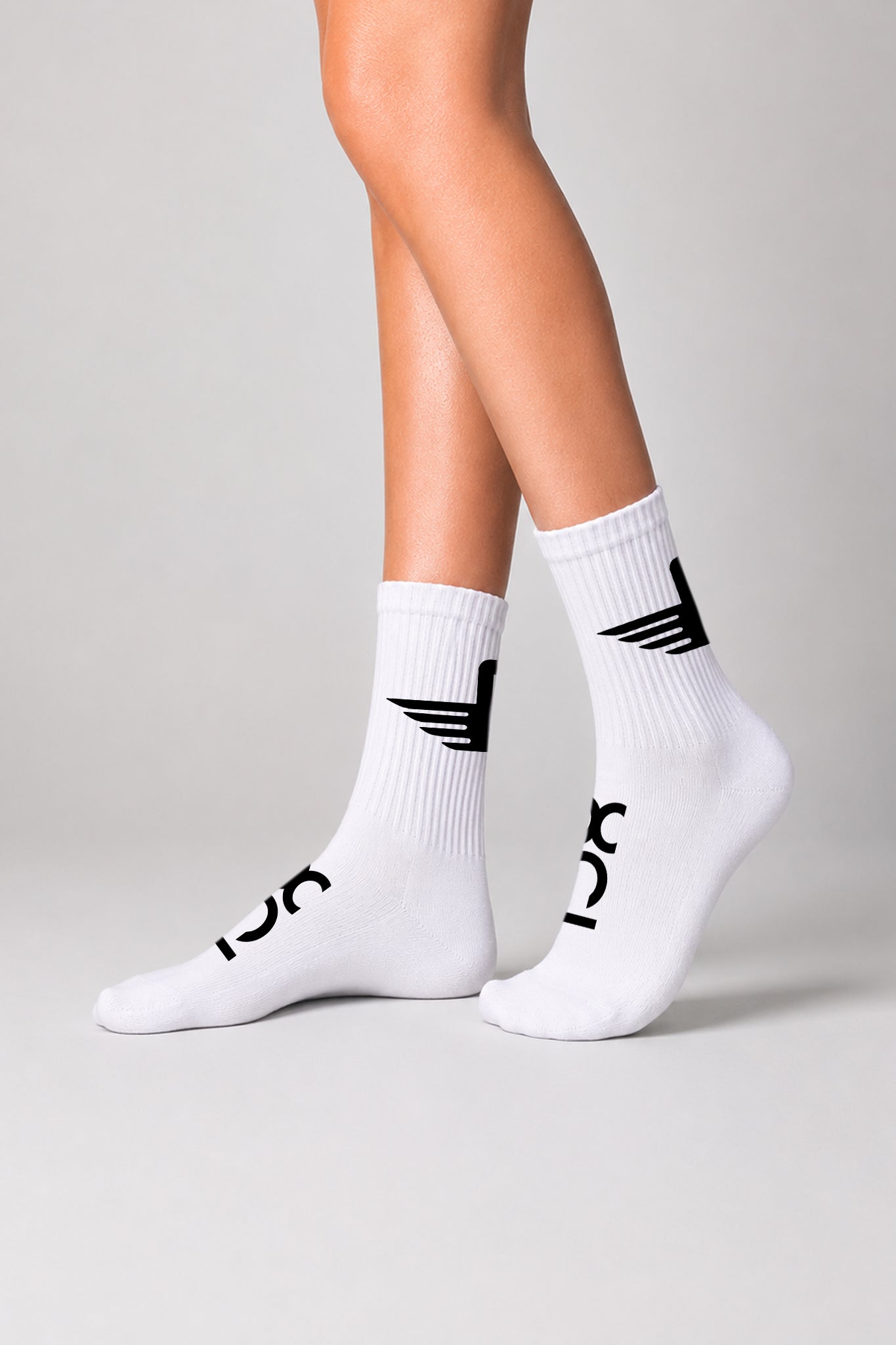 LOGO SOCKS / WHITE