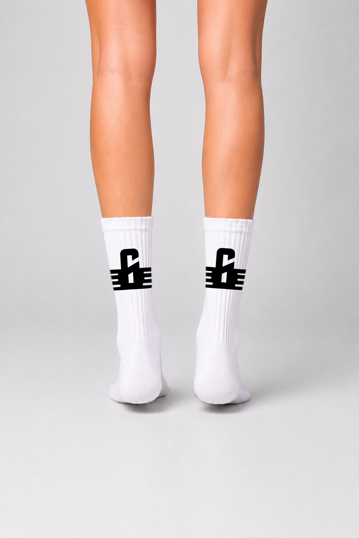 LOGO SOCKS / WHITE