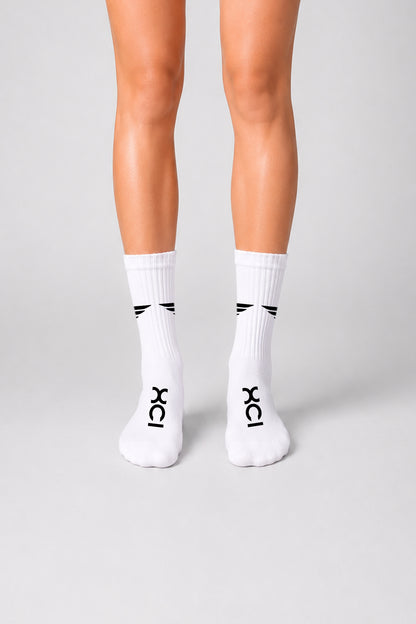 LOGO SOCKS / WHITE