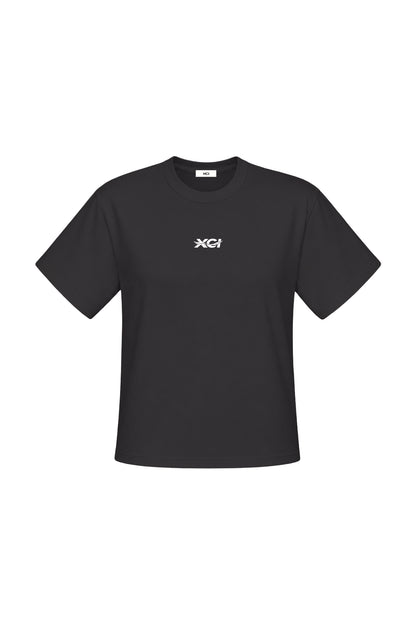 FEATHER LOGO EMBROIDERY TEE / SUMI