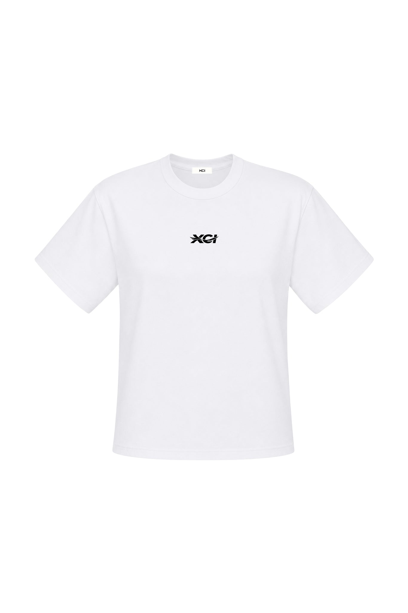 FEATHER LOGO EMBROIDERY TEE / WHITE