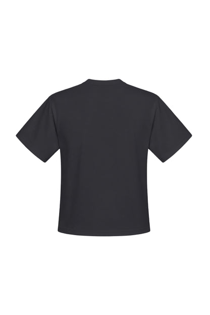 FEATHER LOGO EMBROIDERY TEE / SUMI